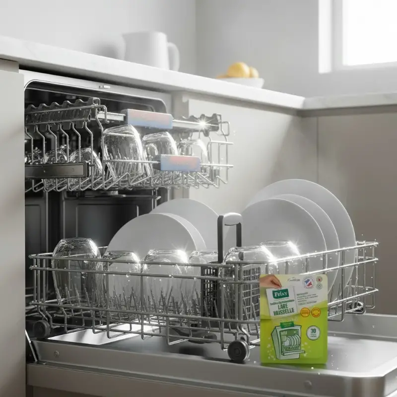 Feuilles Hydrosolubles Lave Vaisselle - Citron (Sachet de 30 Feuilles) – Image 5