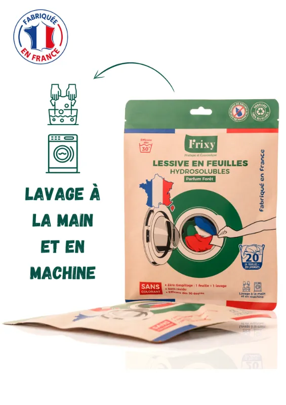 Le Grand Présentoir de Sol FRIXY - Lessive en Feuilles (88/120 Sachets) – Image 5