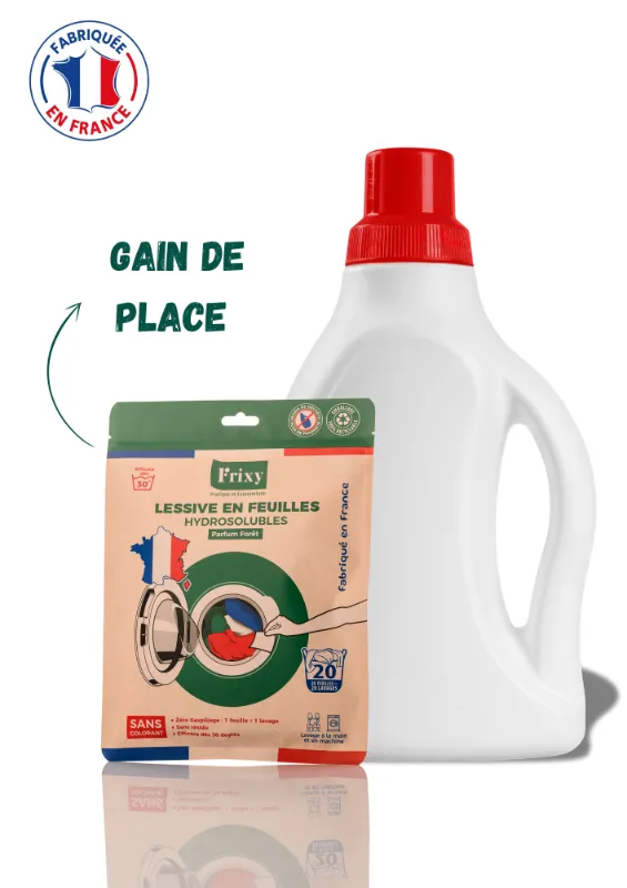 Le Grand Présentoir de Sol FRIXY - Lessive en Feuilles (88/120 Sachets) – Image 4